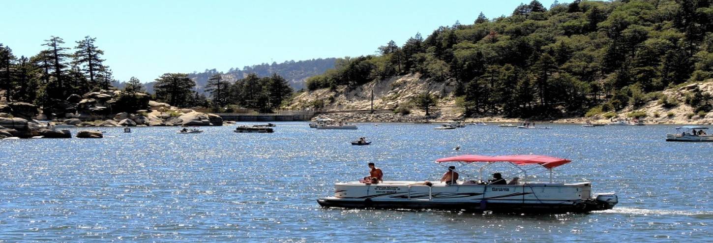 Boating on Big Bear Lake