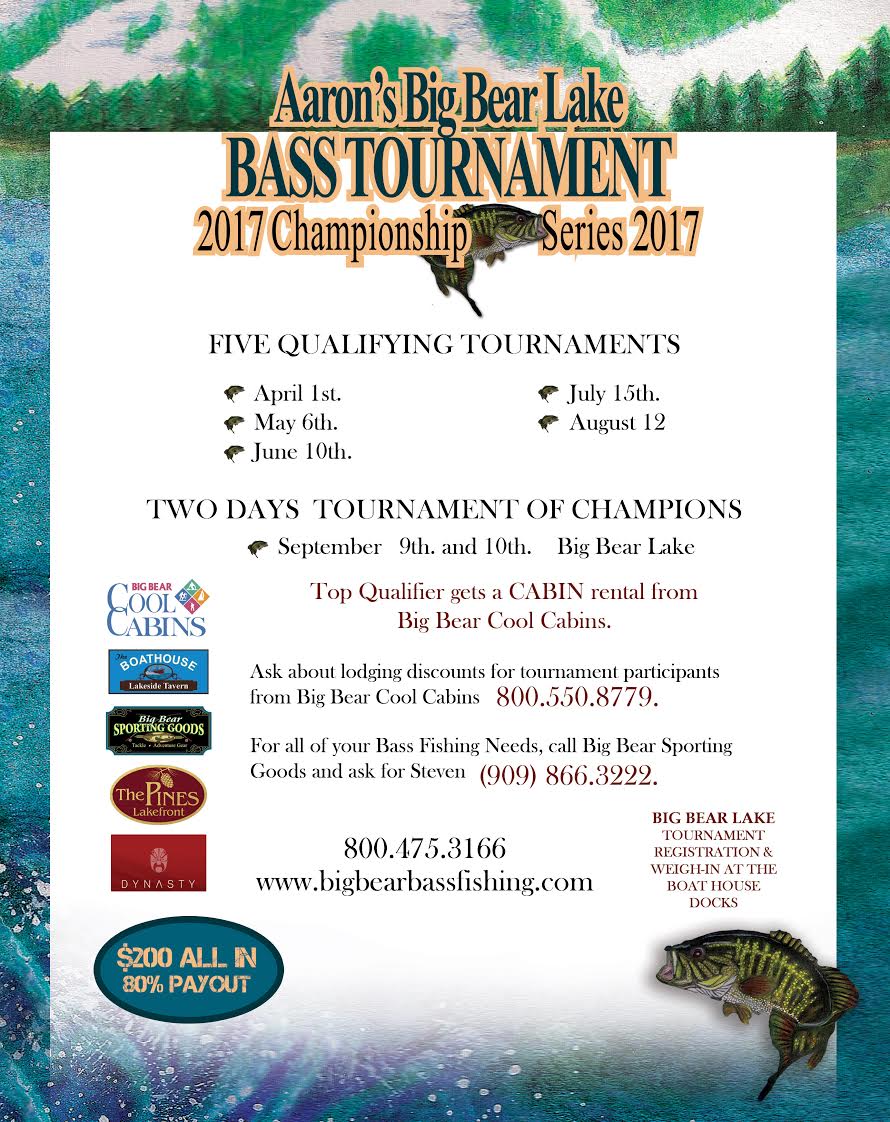 Big Bear Charter Fishing, Big Bear Bass Fishing, Big Bear Lake